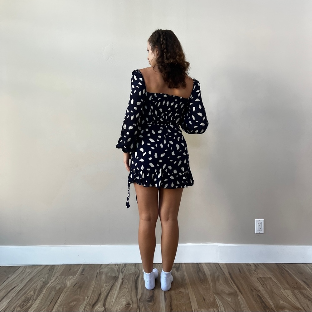 Reformation Cammi Dress | Splatter🎉SALE🎀 NEW - Picture 6 of 16